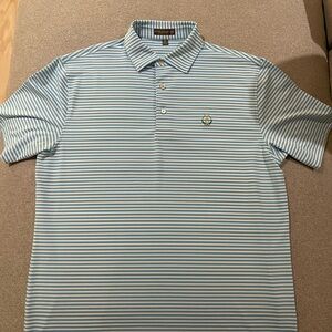 Peter Millar Summer Comfort Men’s Polo - Peachtree Golf Club Logo - Size Medium